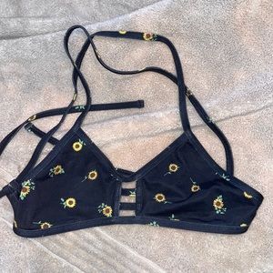 Jolyn sunflower bikini top